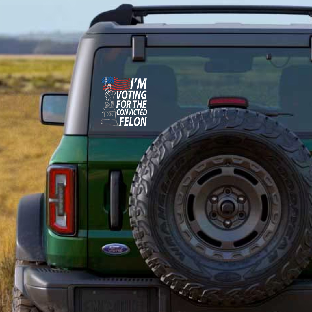 For The Felon Stickers-Independence Day Sticker