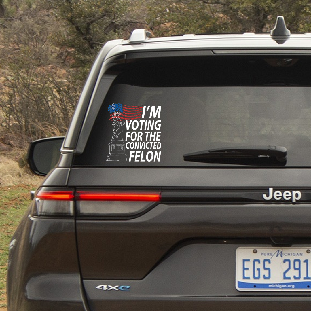 For The Felon Stickers-Independence Day Sticker