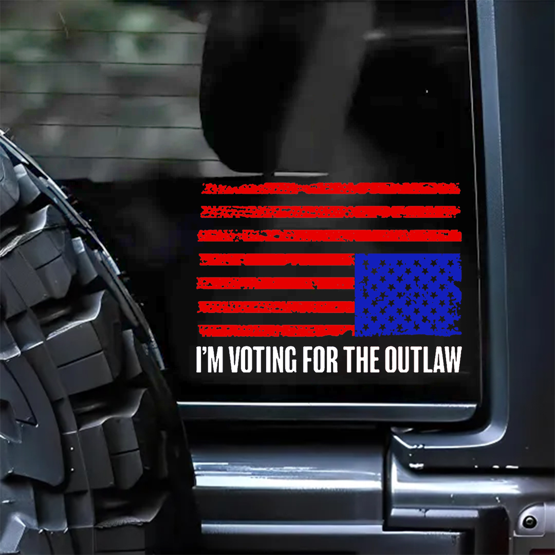 For The Outlaw Stickers-Independence Day Sticker
