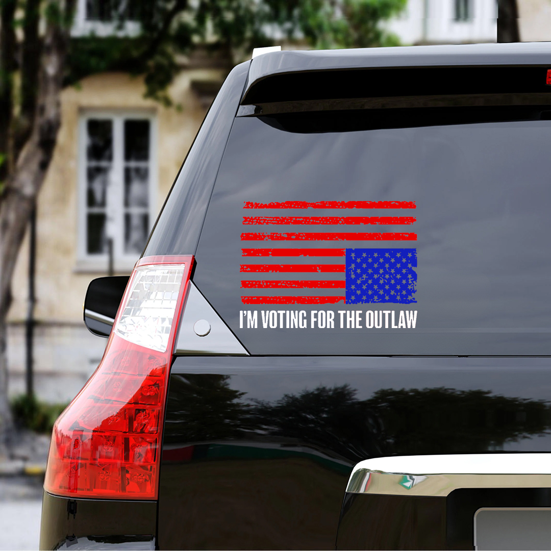 For The Outlaw Stickers-Independence Day Sticker