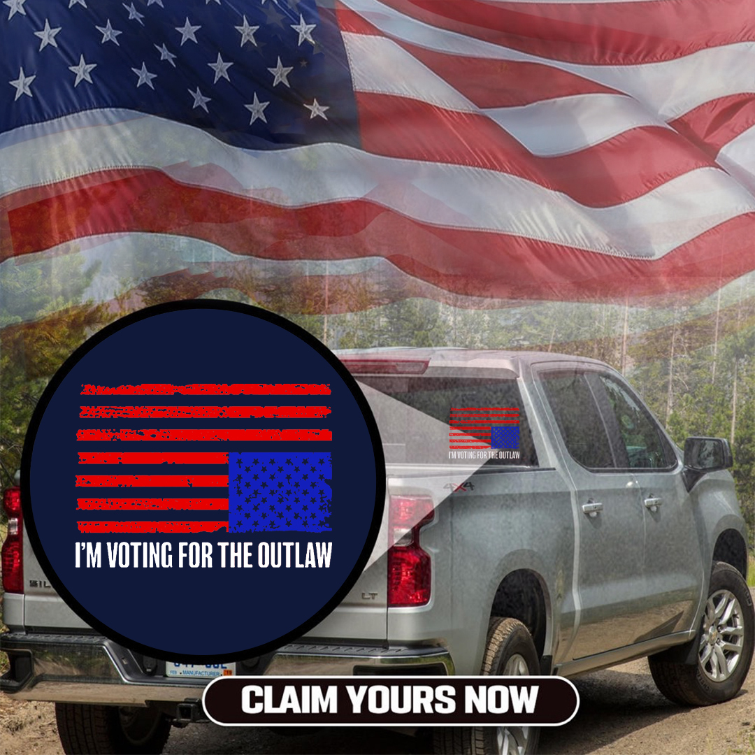 For The Outlaw Stickers-Independence Day Sticker