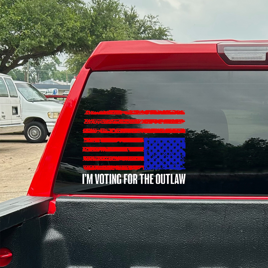 For The Outlaw Stickers-Independence Day Sticker