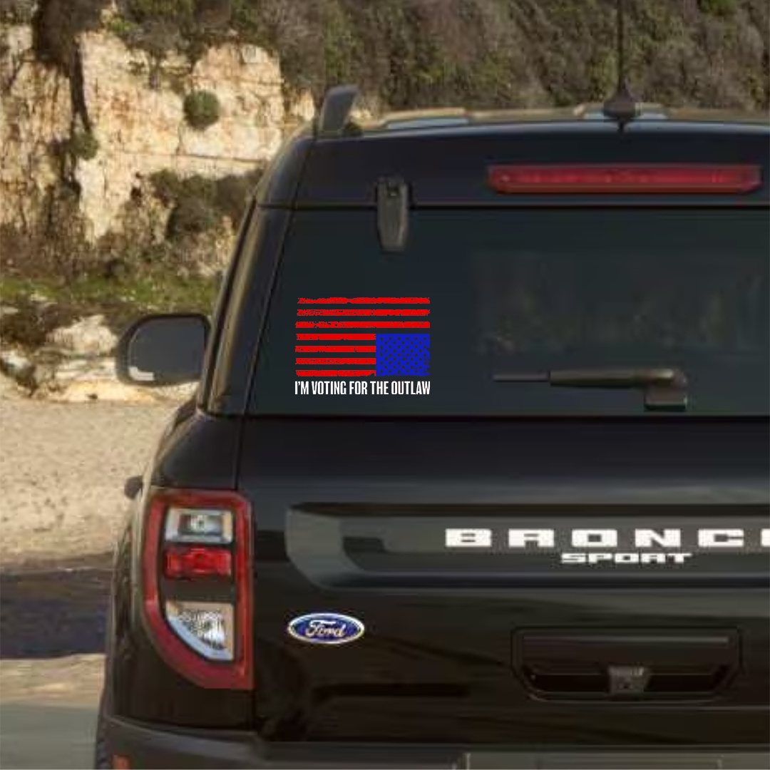 For The Outlaw Stickers-Independence Day Sticker