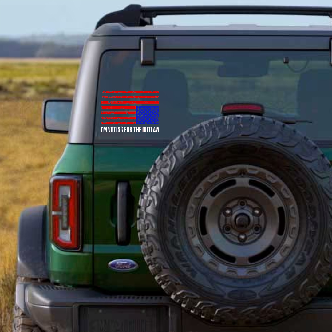 For The Outlaw Stickers-Independence Day Sticker