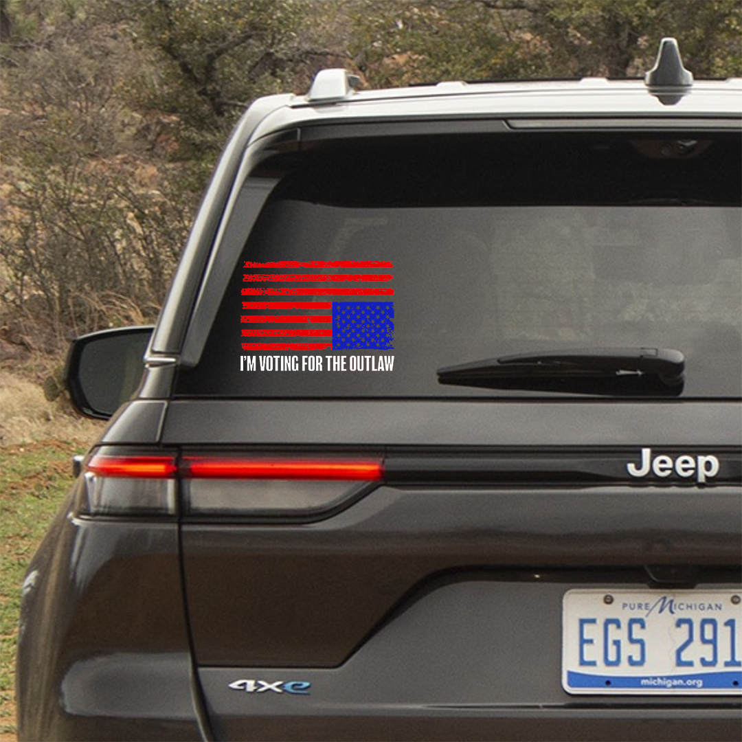 For The Outlaw Stickers-Independence Day Sticker