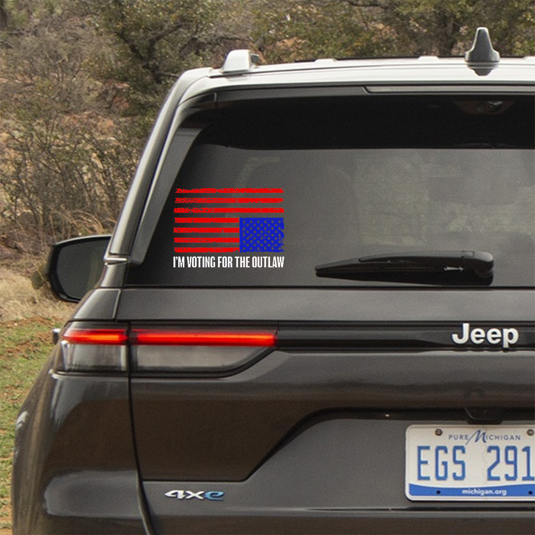 For The Outlaw Stickers-Independence Day Sticker