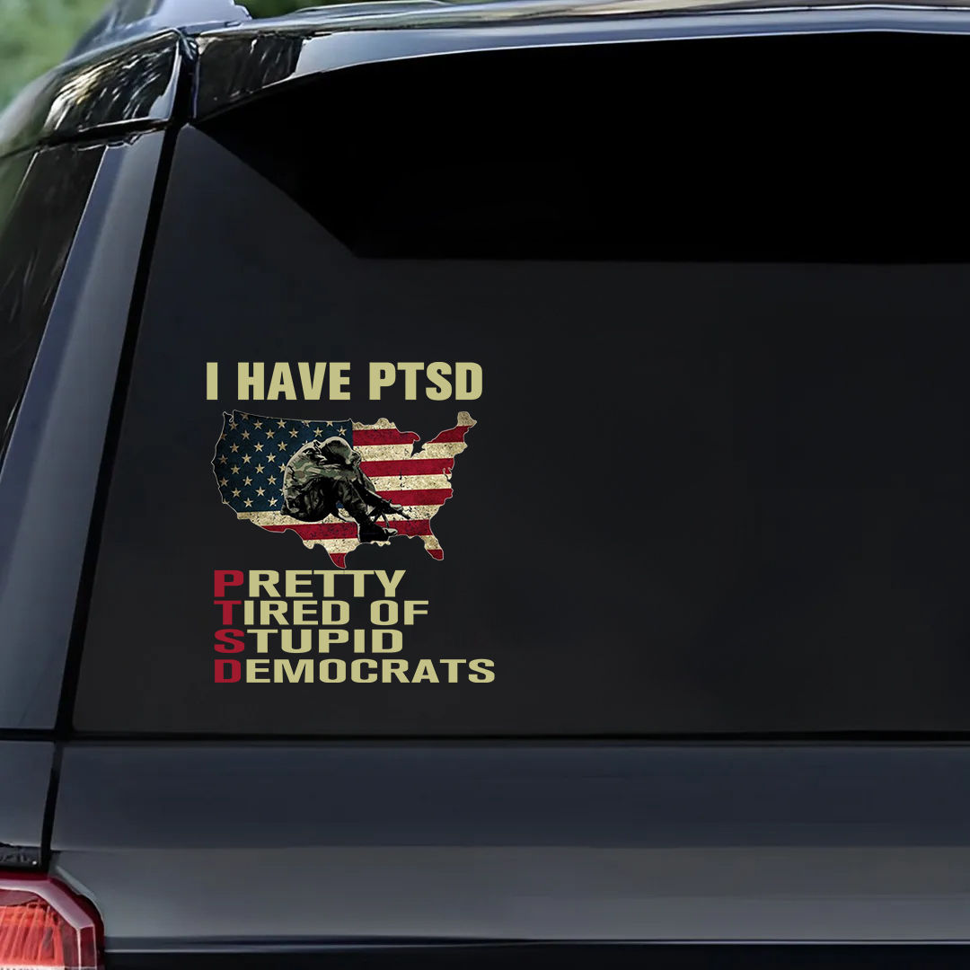 I Have PTSD Veterans Stickers