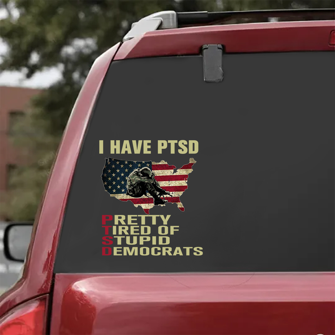 I Have PTSD Veterans Stickers