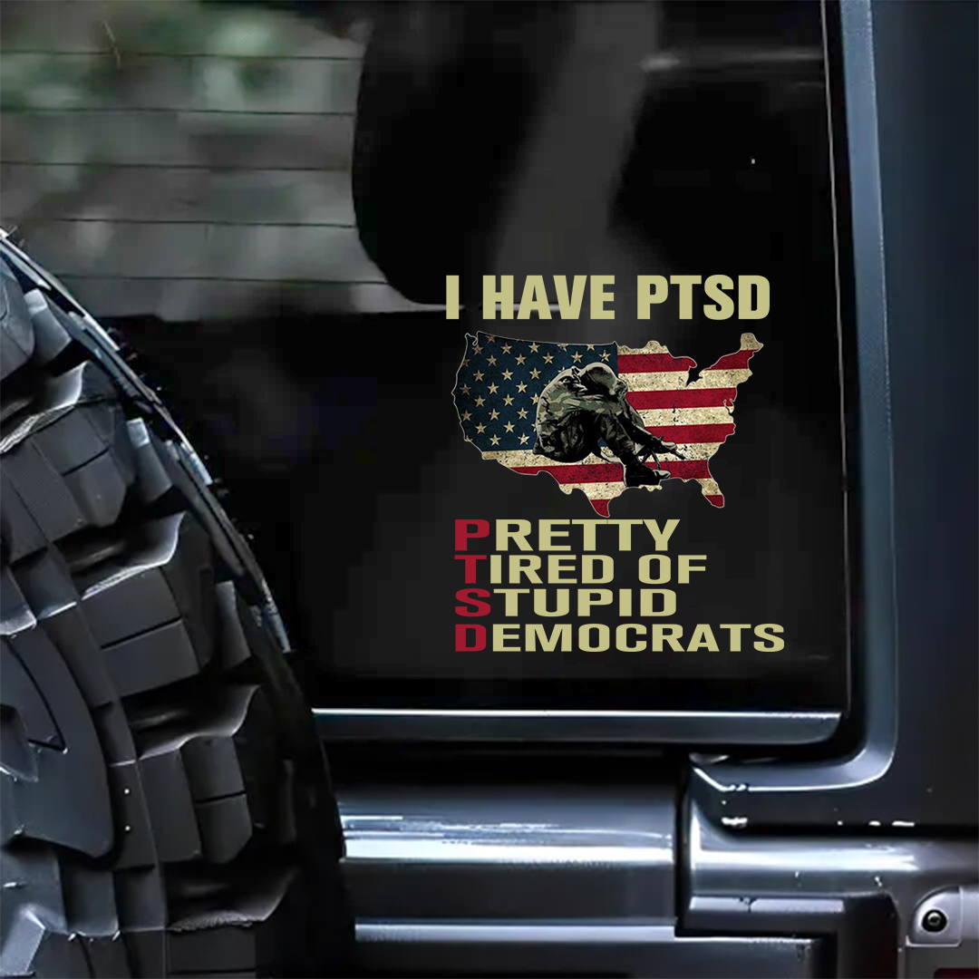 I Have PTSD Veterans Stickers