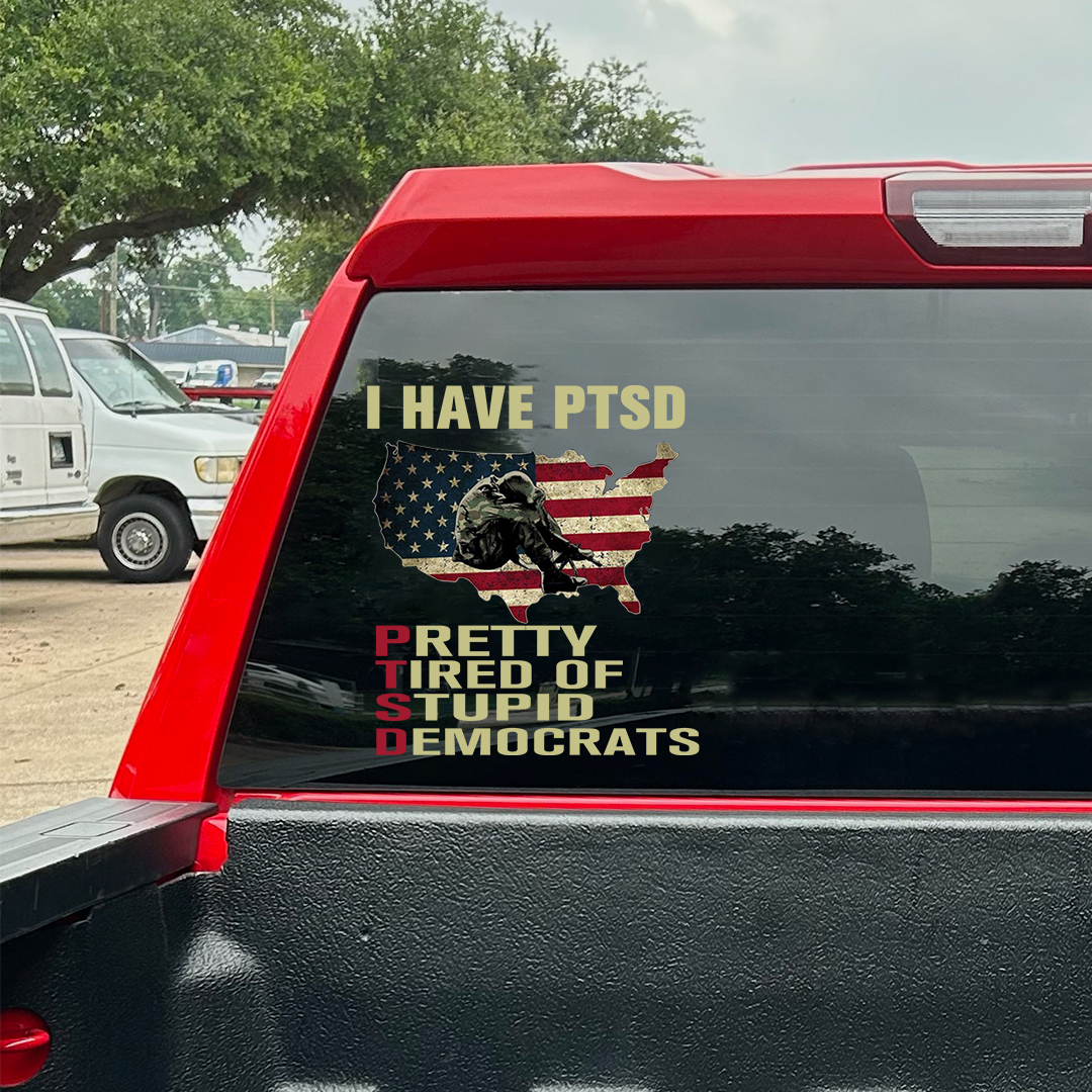 I Have PTSD Veterans Stickers