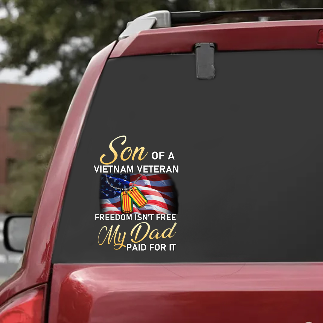 Son Of A Veteran Veterans Stickers