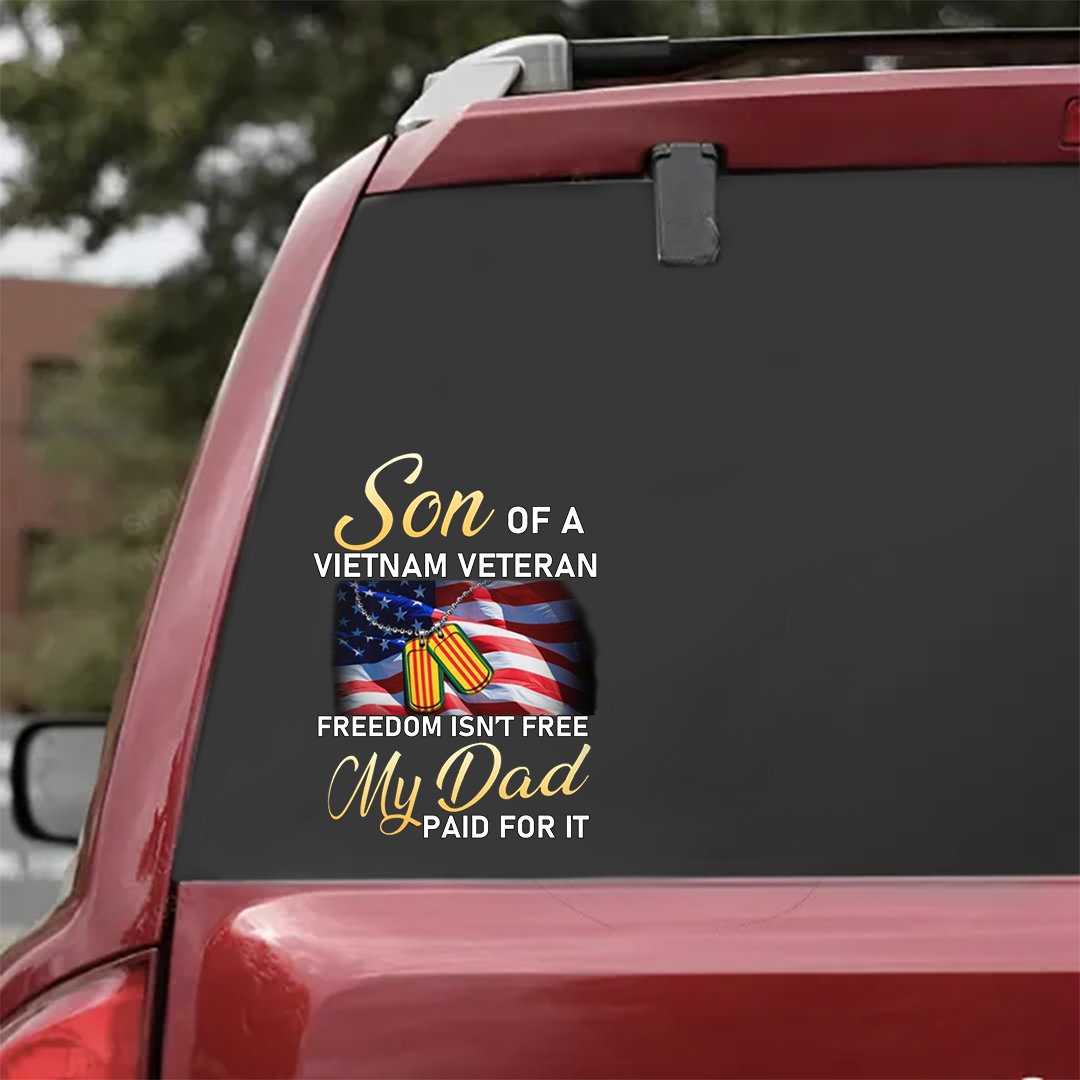 Son Of A Veteran Veterans Stickers