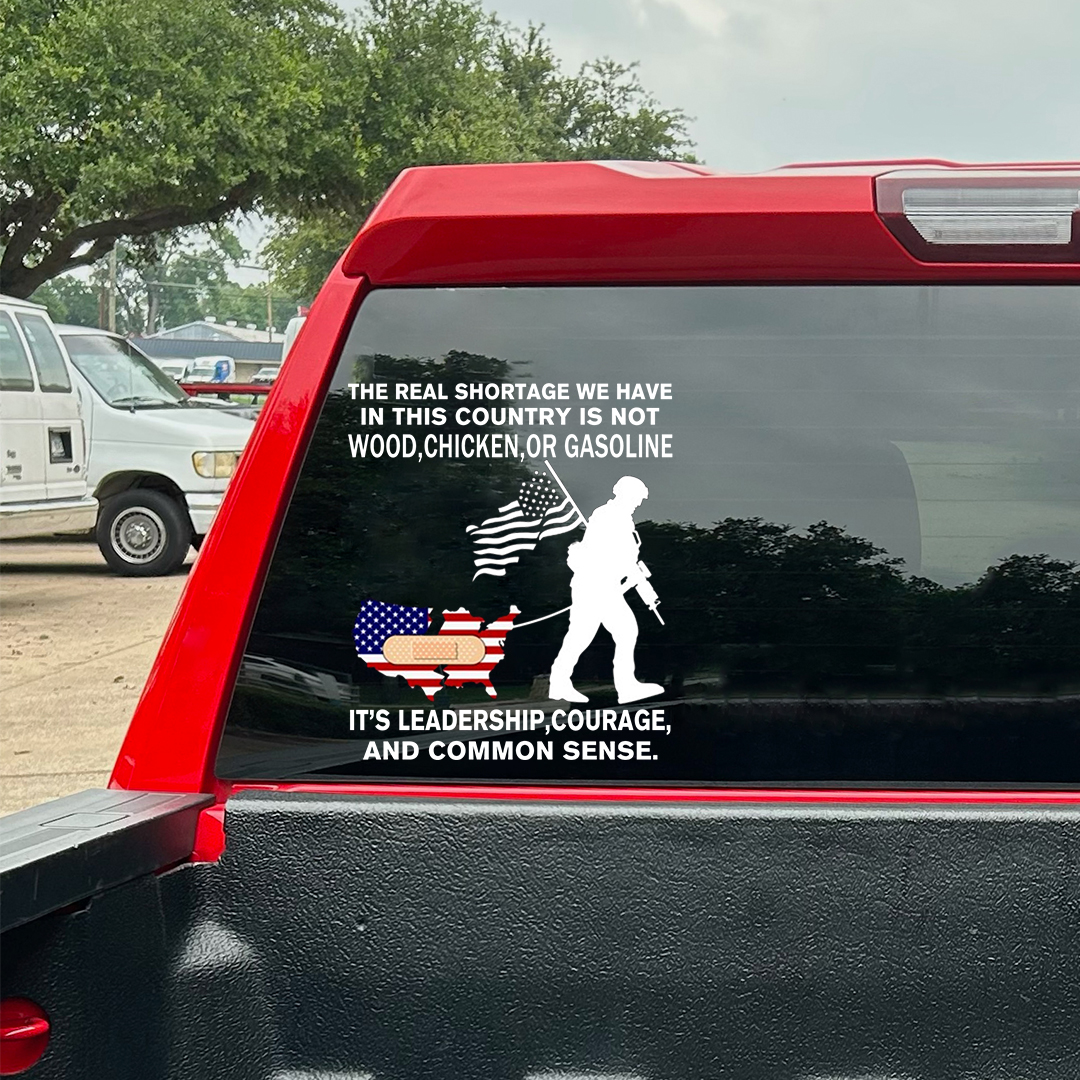 Real Shortage We Have Veterans Stickers
