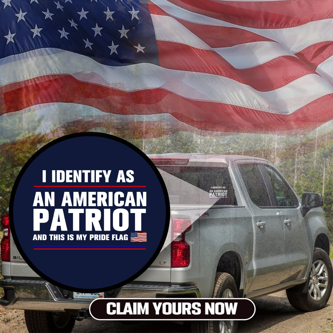 Identified As An American Patriot Stickers-Independence Day Sticker