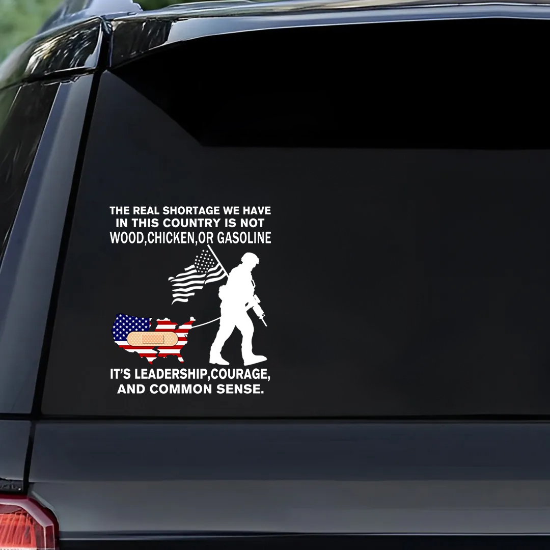 Real Shortage We Have Veterans Stickers