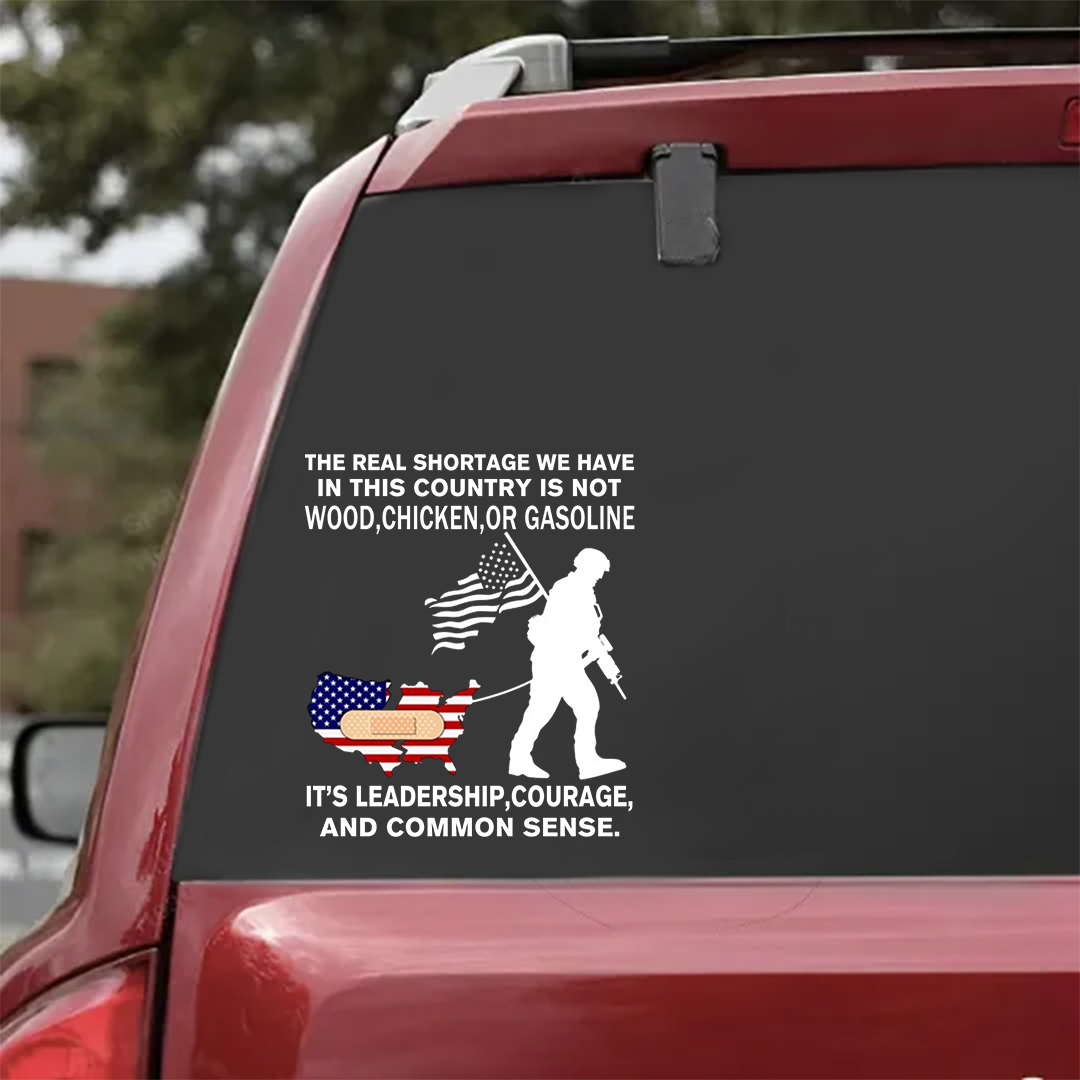 Real Shortage We Have Veterans Stickers