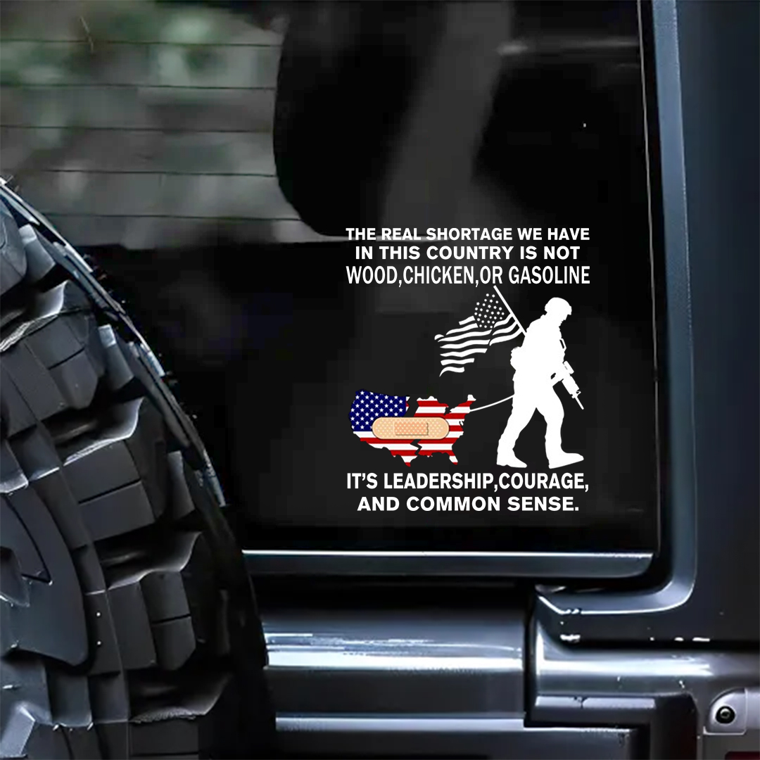 Real Shortage We Have Veterans Stickers