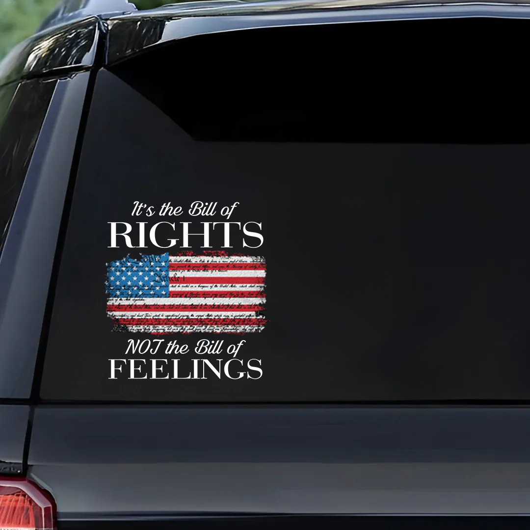 The Bill of Rights Stickers-Independence Day Sticker