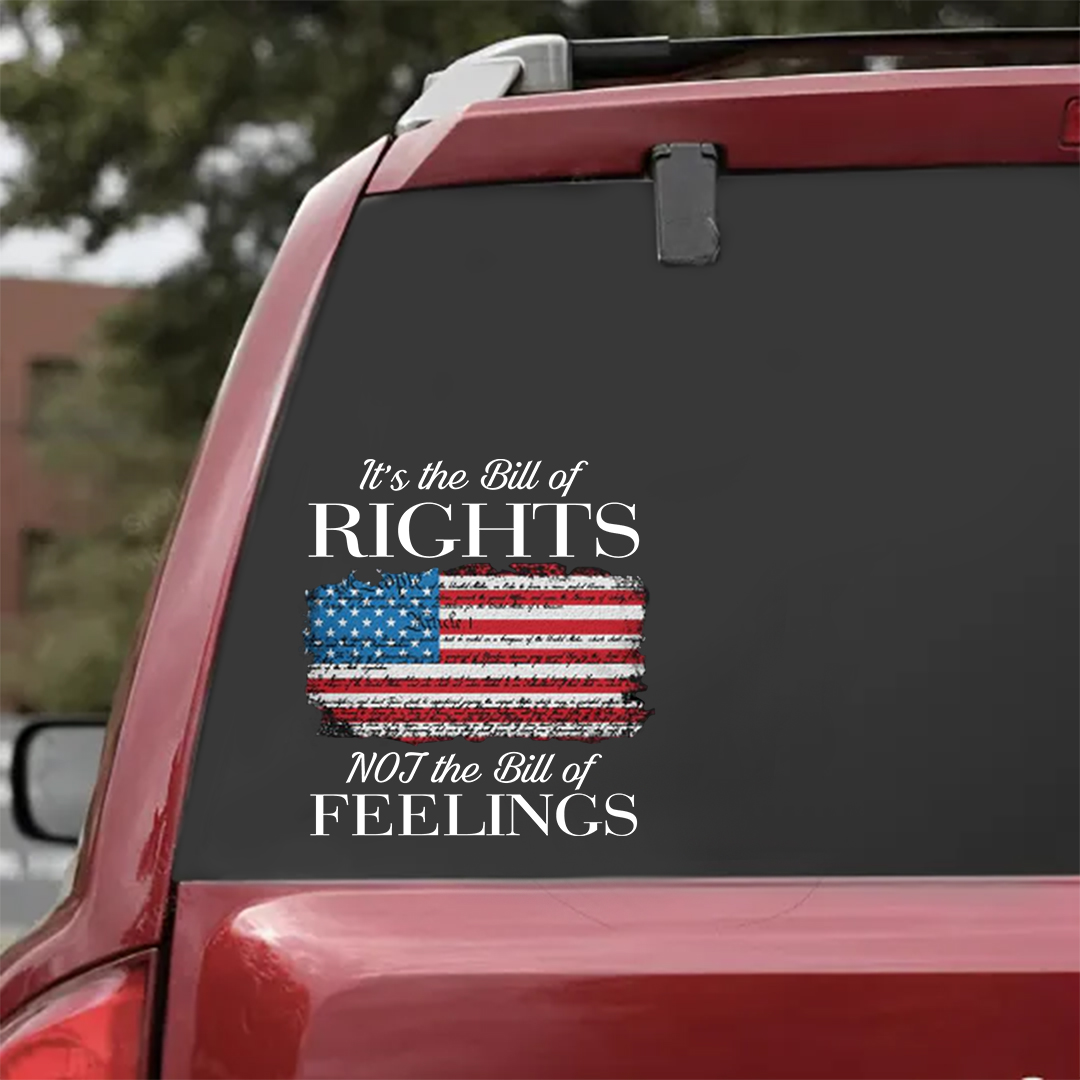 The Bill of Rights Stickers-Independence Day Sticker