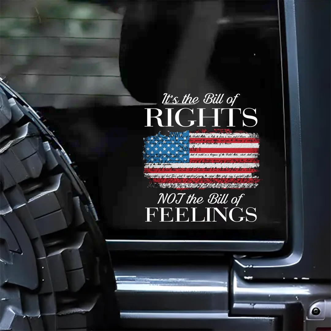 The Bill of Rights Stickers-Independence Day Sticker