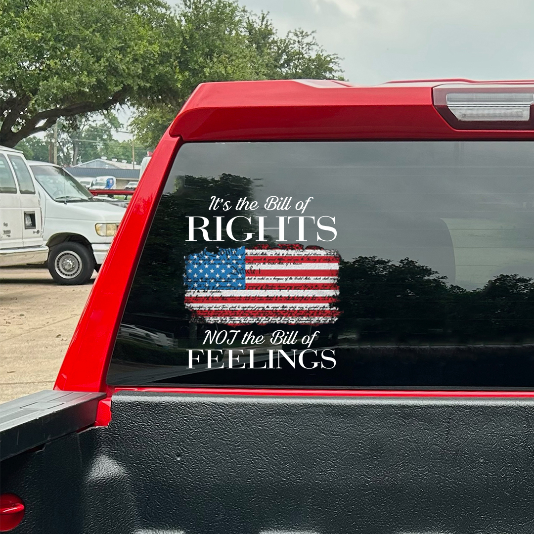 The Bill of Rights Stickers-Independence Day Sticker