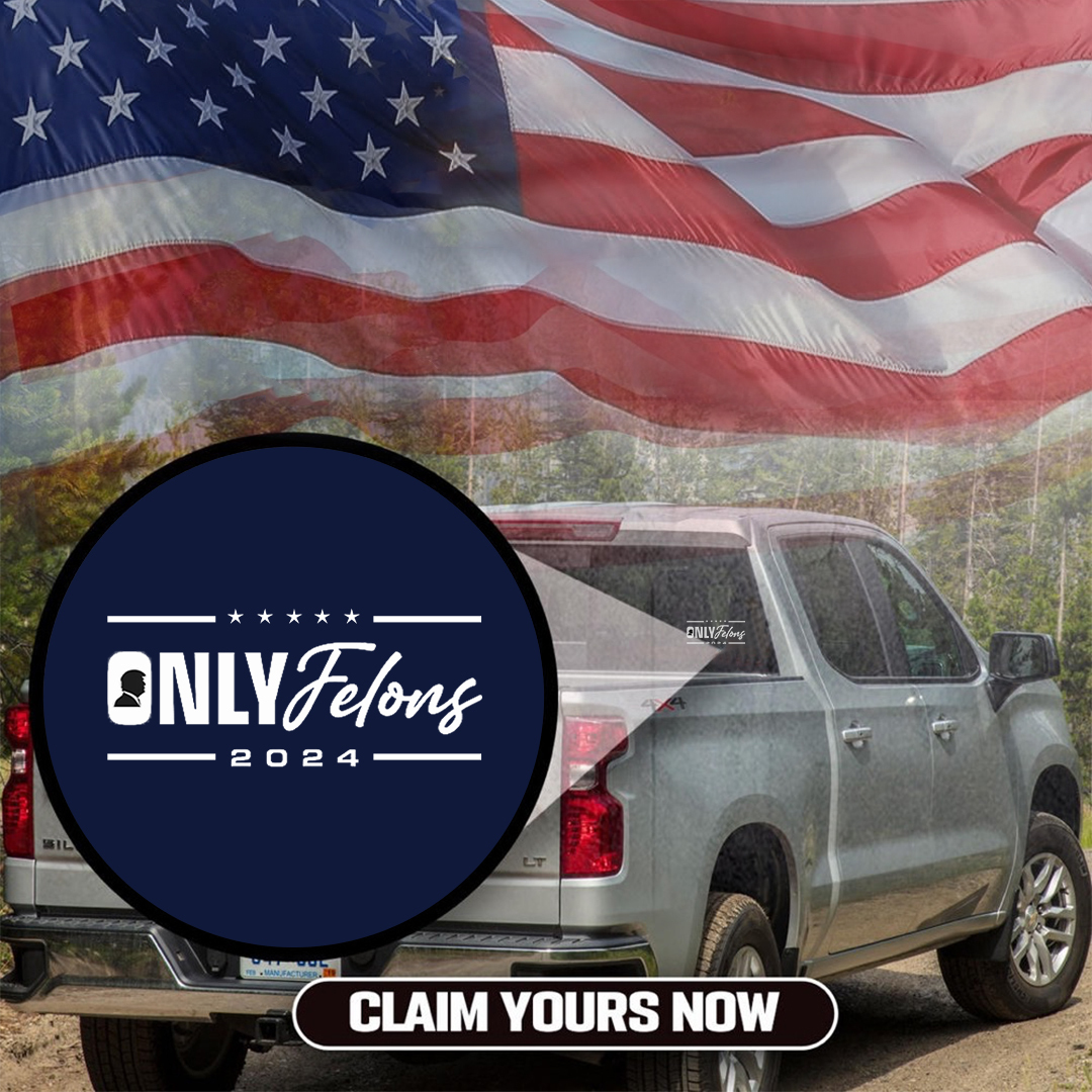 Only Felon 2024 Stickers-Independence Day Sticker