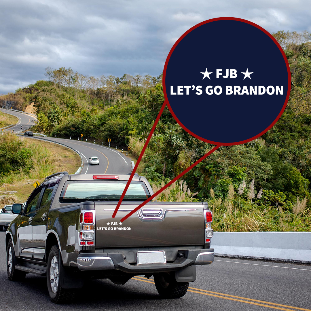 Let's Go Brandon Stickers-Independence Day Sticker