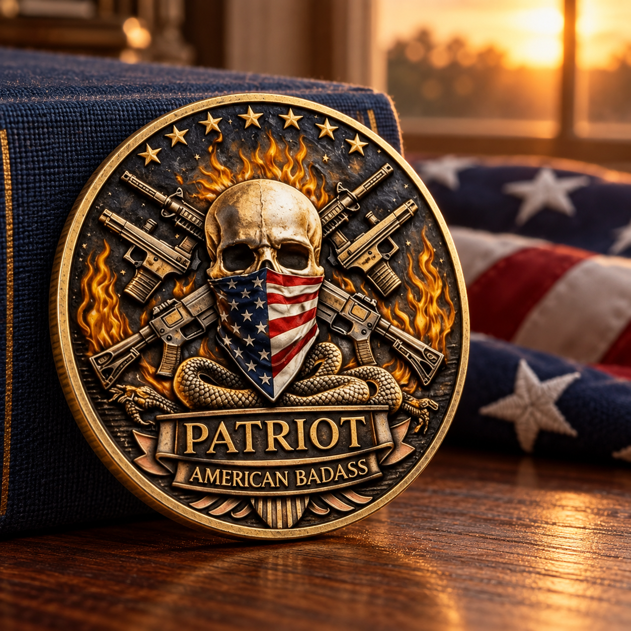 🦅 Carry the Spirit of a Defender-Patriot Defender Coin — American Warrior Collectible