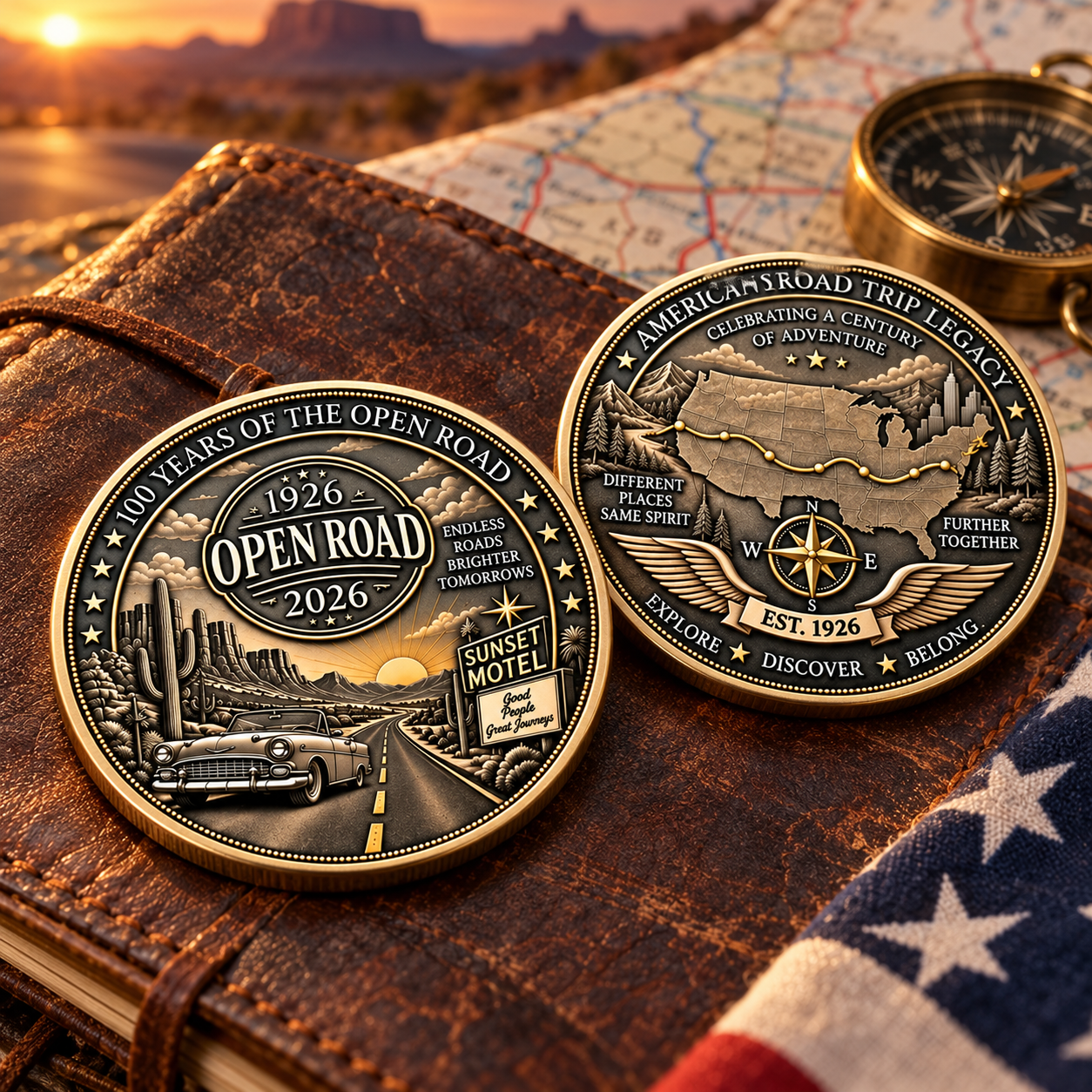 🛣️ 100 Years of the Open Road---Centennial Open Road Legacy Coin