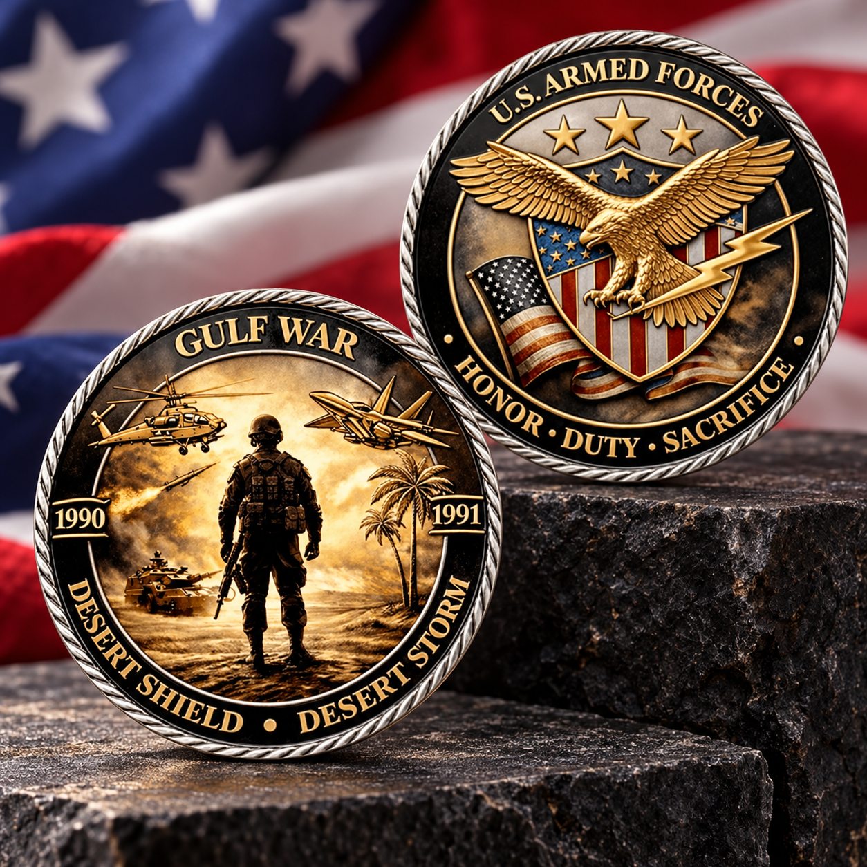 🎖️ Gulf War Desert Storm Commemorative Coin