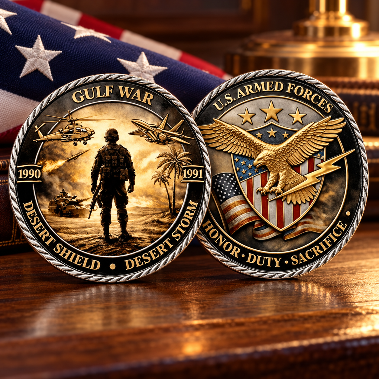 🎖️ Gulf War Desert Storm Commemorative Coin