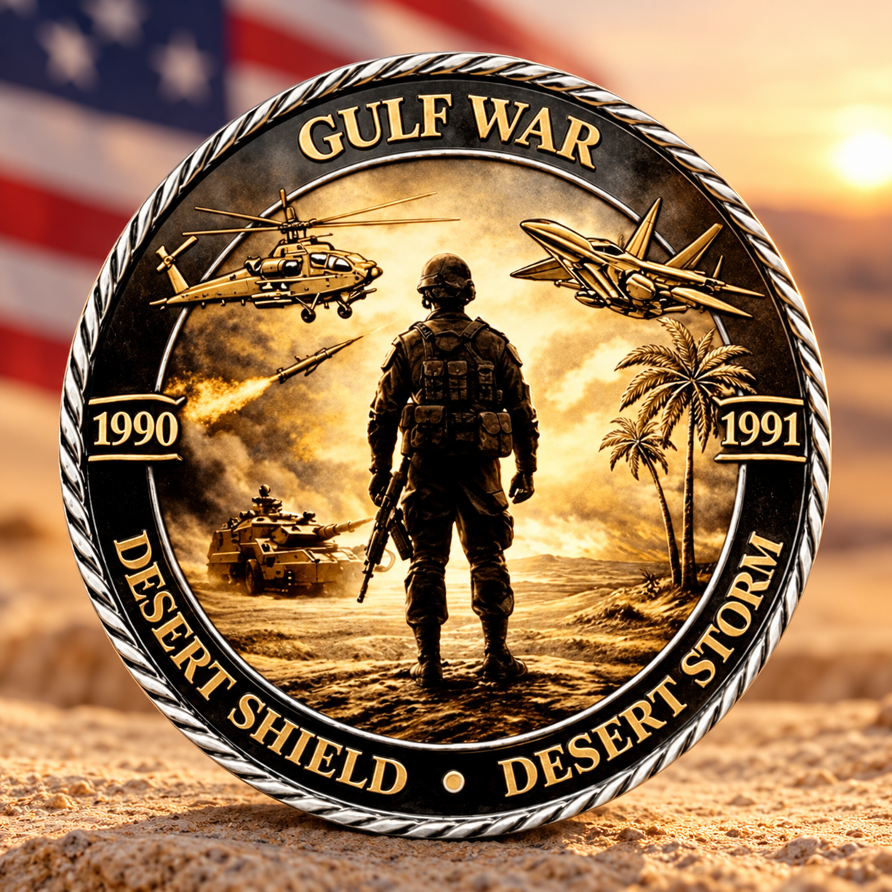 🎖️ Gulf War Desert Storm Commemorative Coin