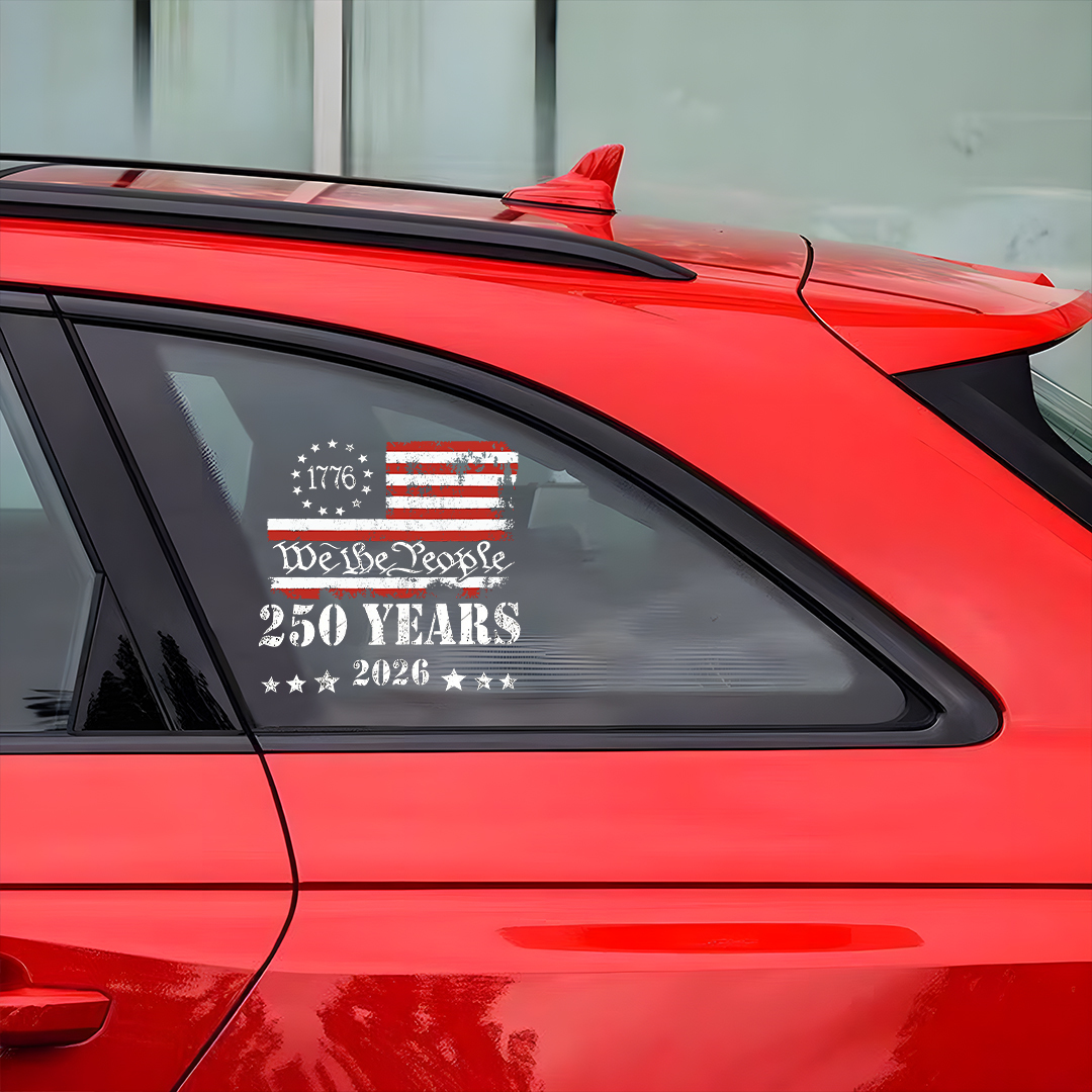 We are the people 250th Anniversary of The Independence of USA Sticker