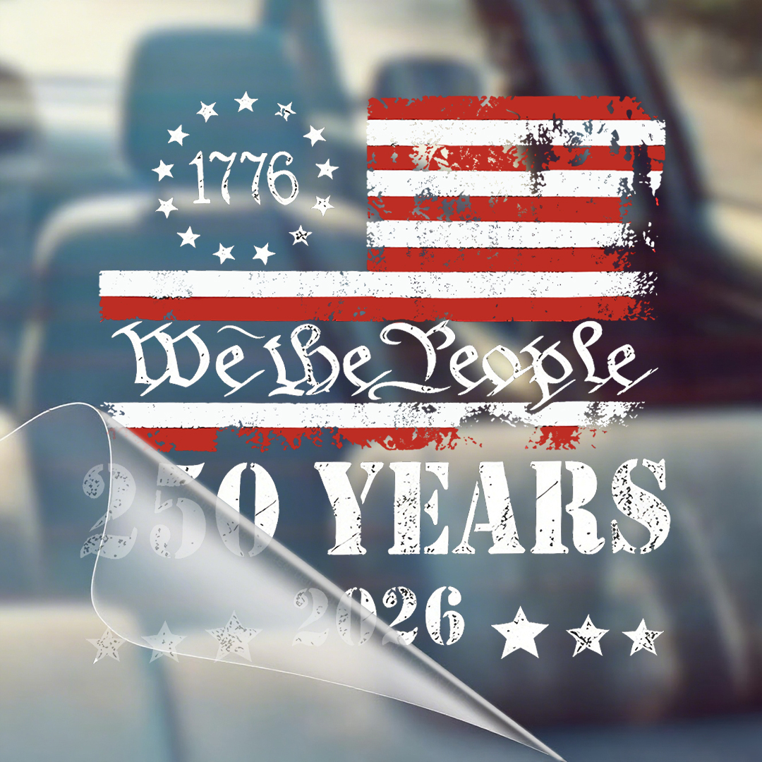 We are the people 250th Anniversary of The Independence of USA Sticker