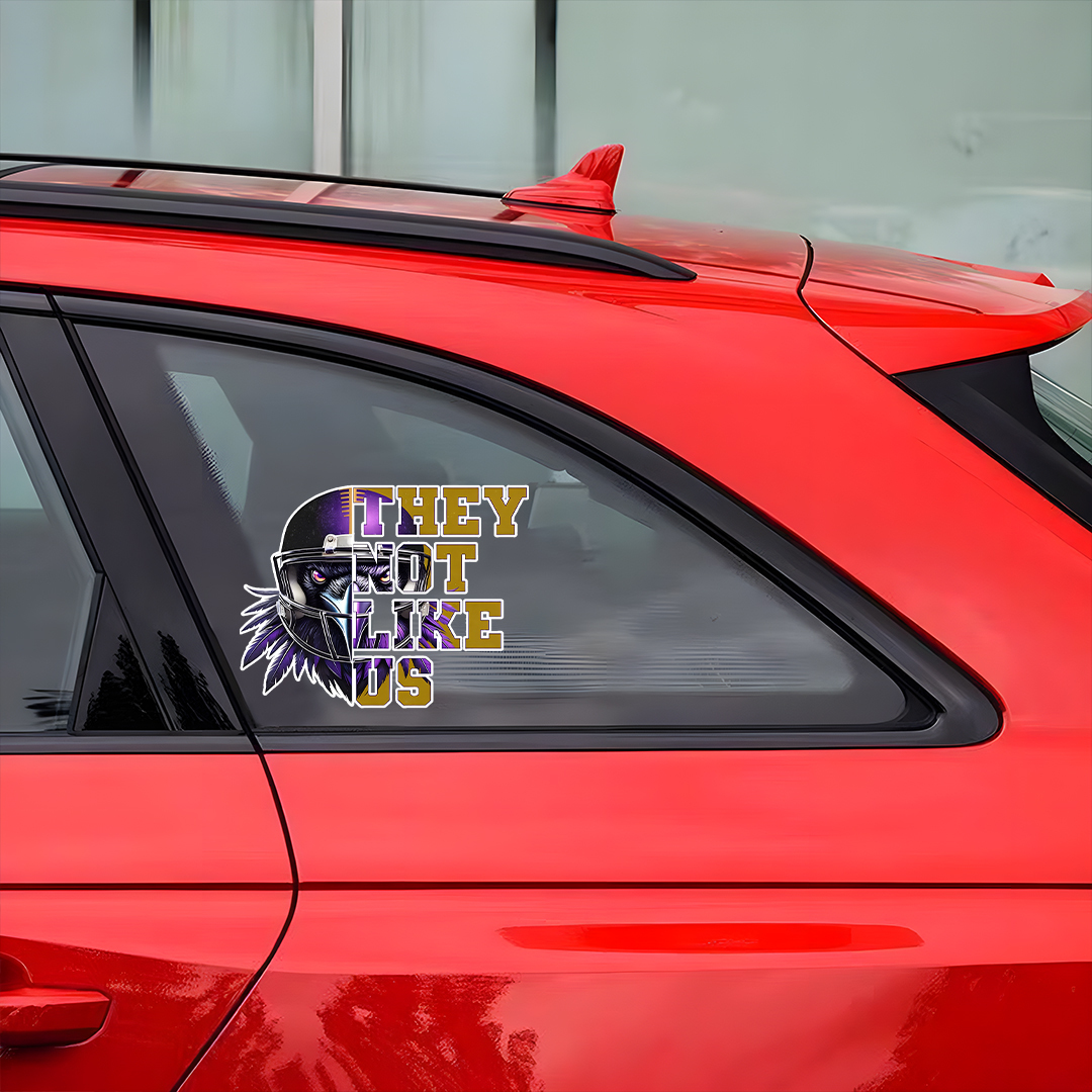 They Not Like Us Football Sticker