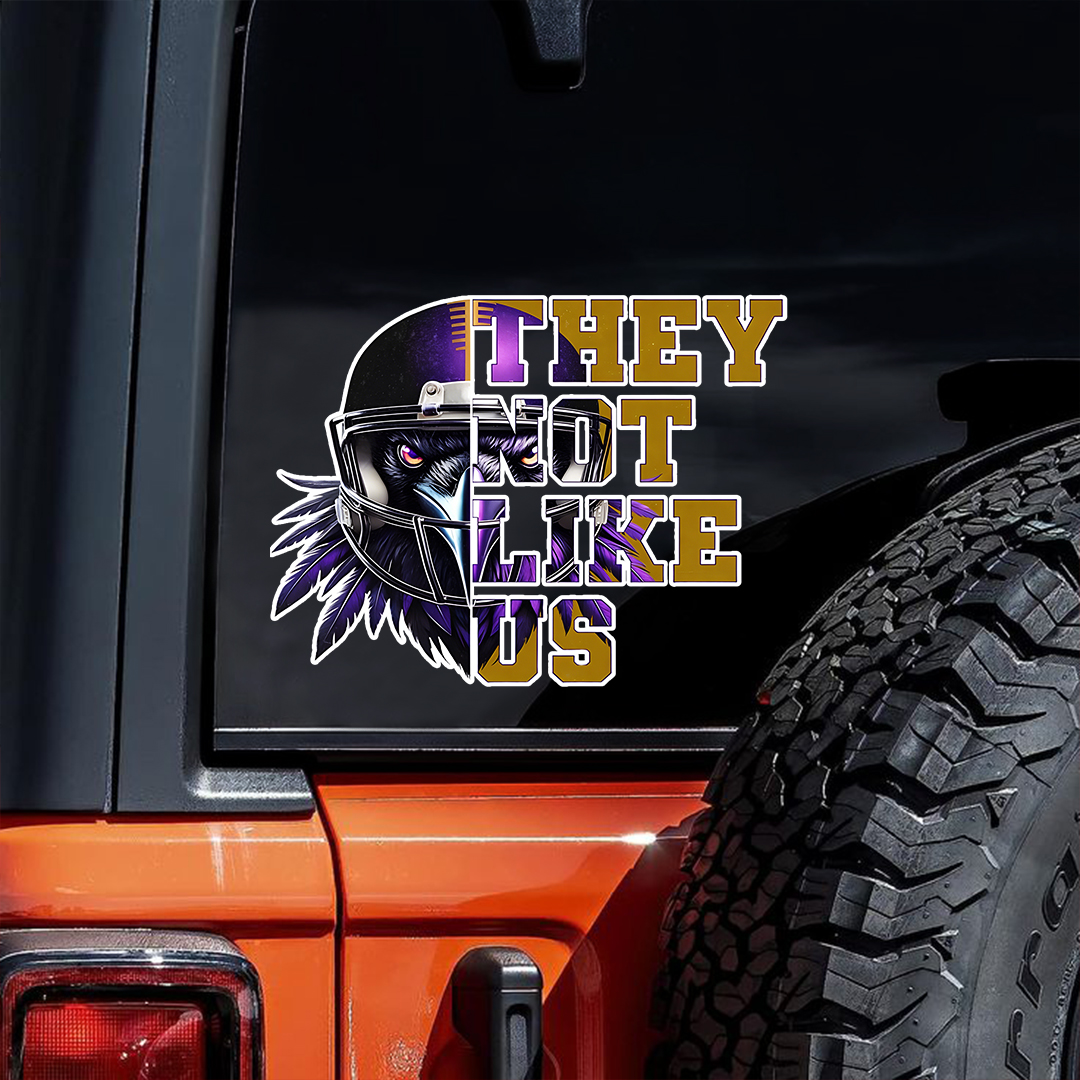 They Not Like Us Football Sticker