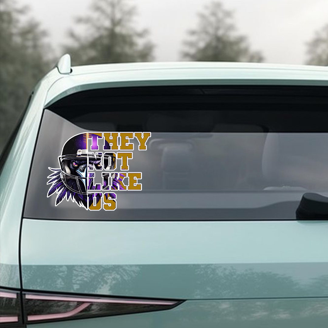 They Not Like Us Football Sticker