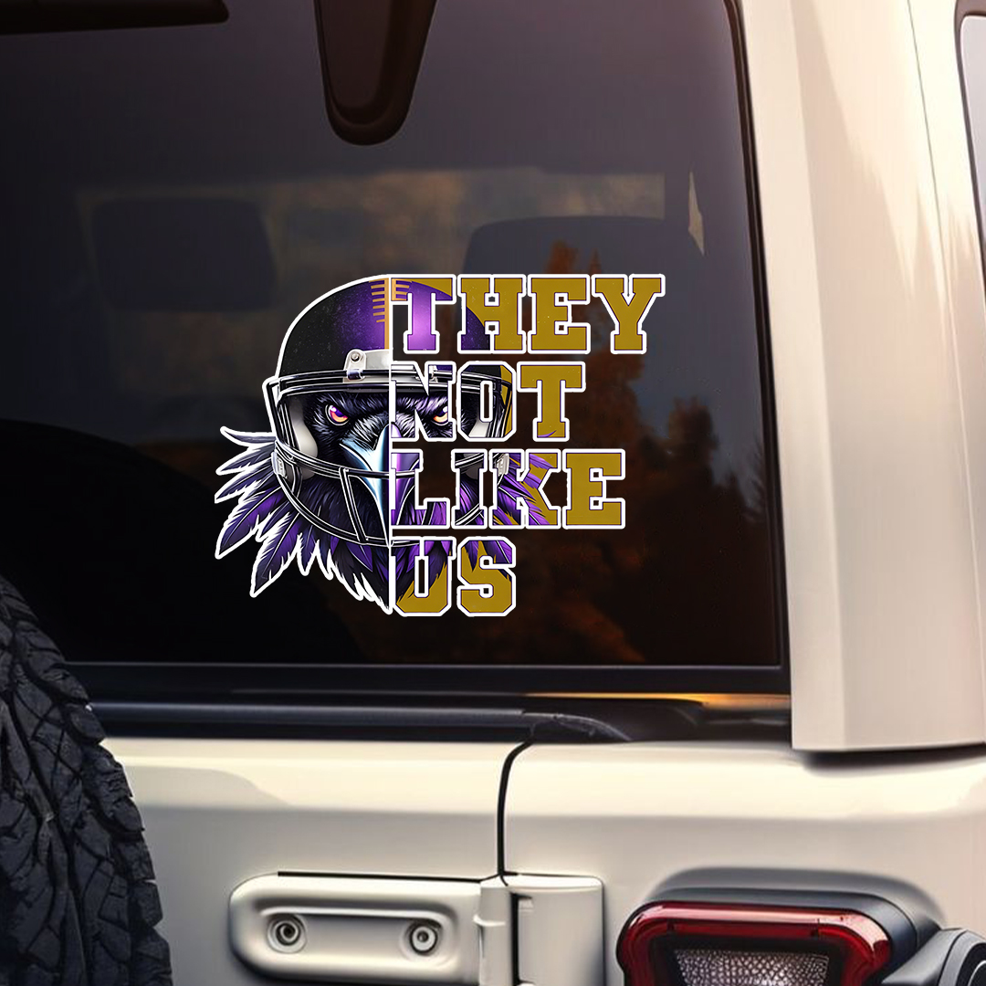 They Not Like Us Football Sticker