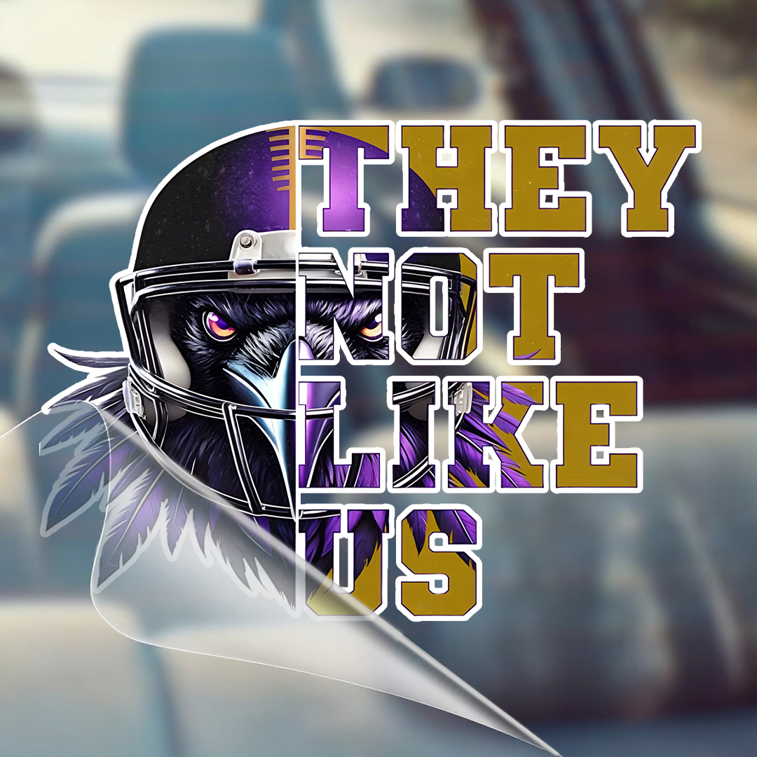 They Not Like Us Football Sticker