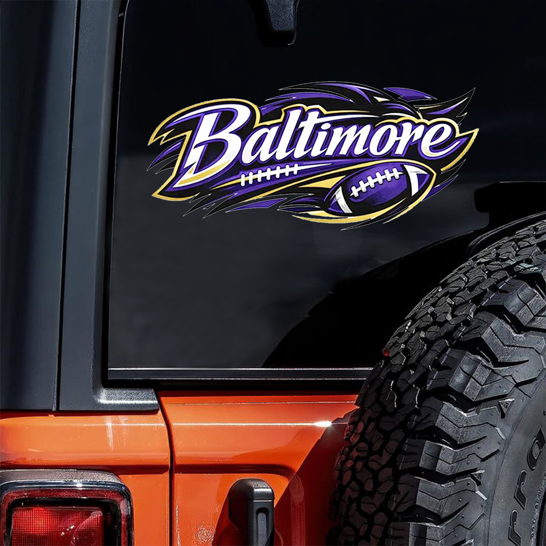 Baltimore Football Sticker