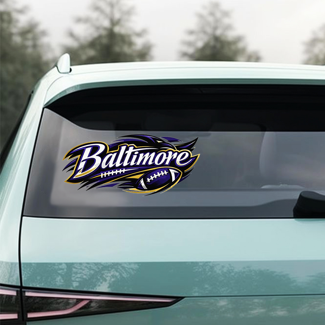 Baltimore Football Sticker
