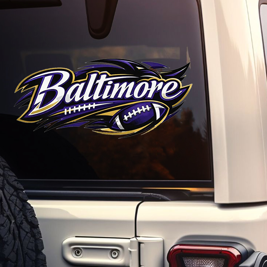 Baltimore Football Sticker