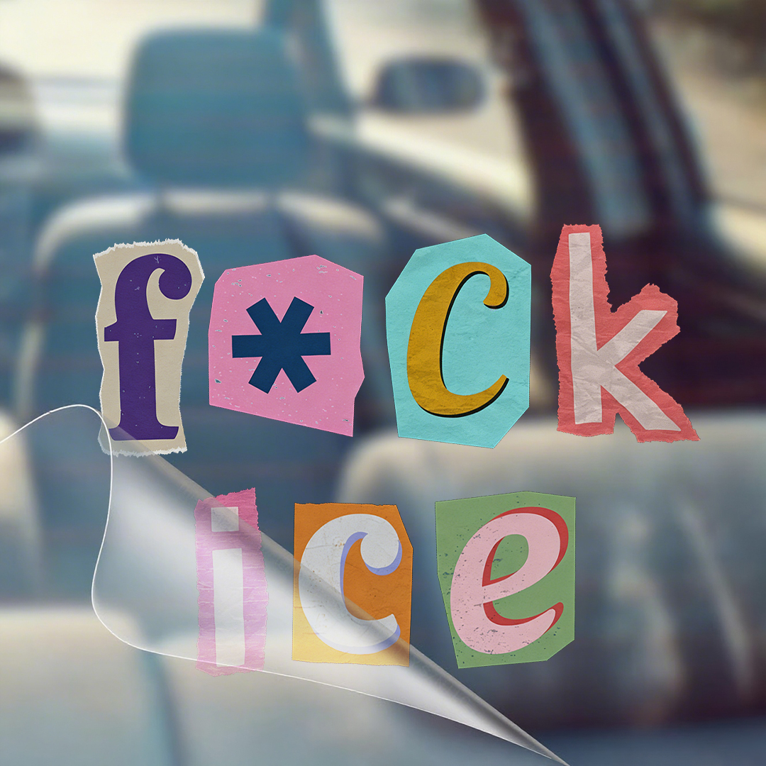 Fuck Ice Car Sticker