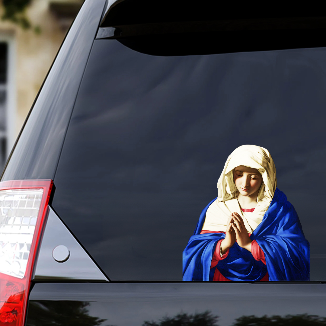 Jerusalem Virgin Mary Pray Sticker