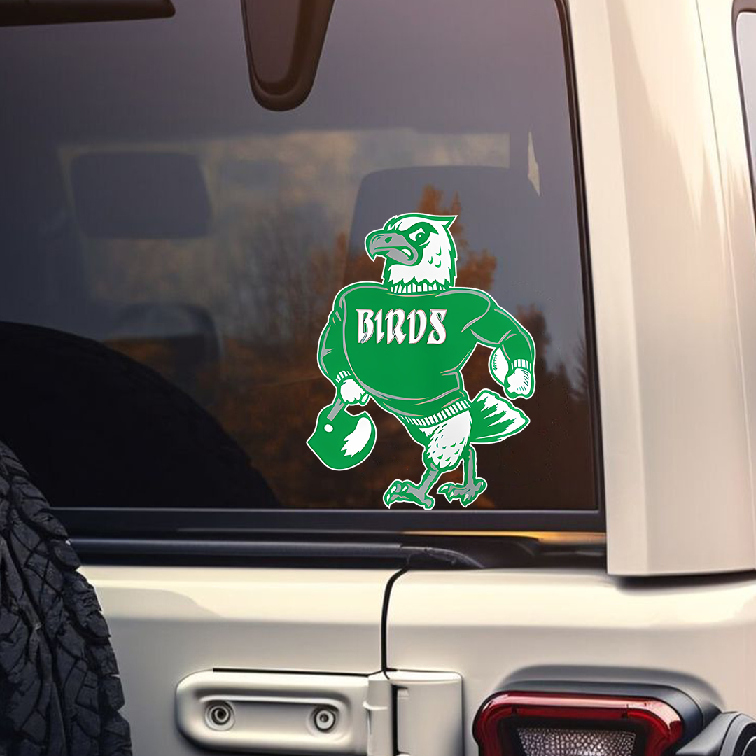 GO BIRDS Angry Eagle Sticker