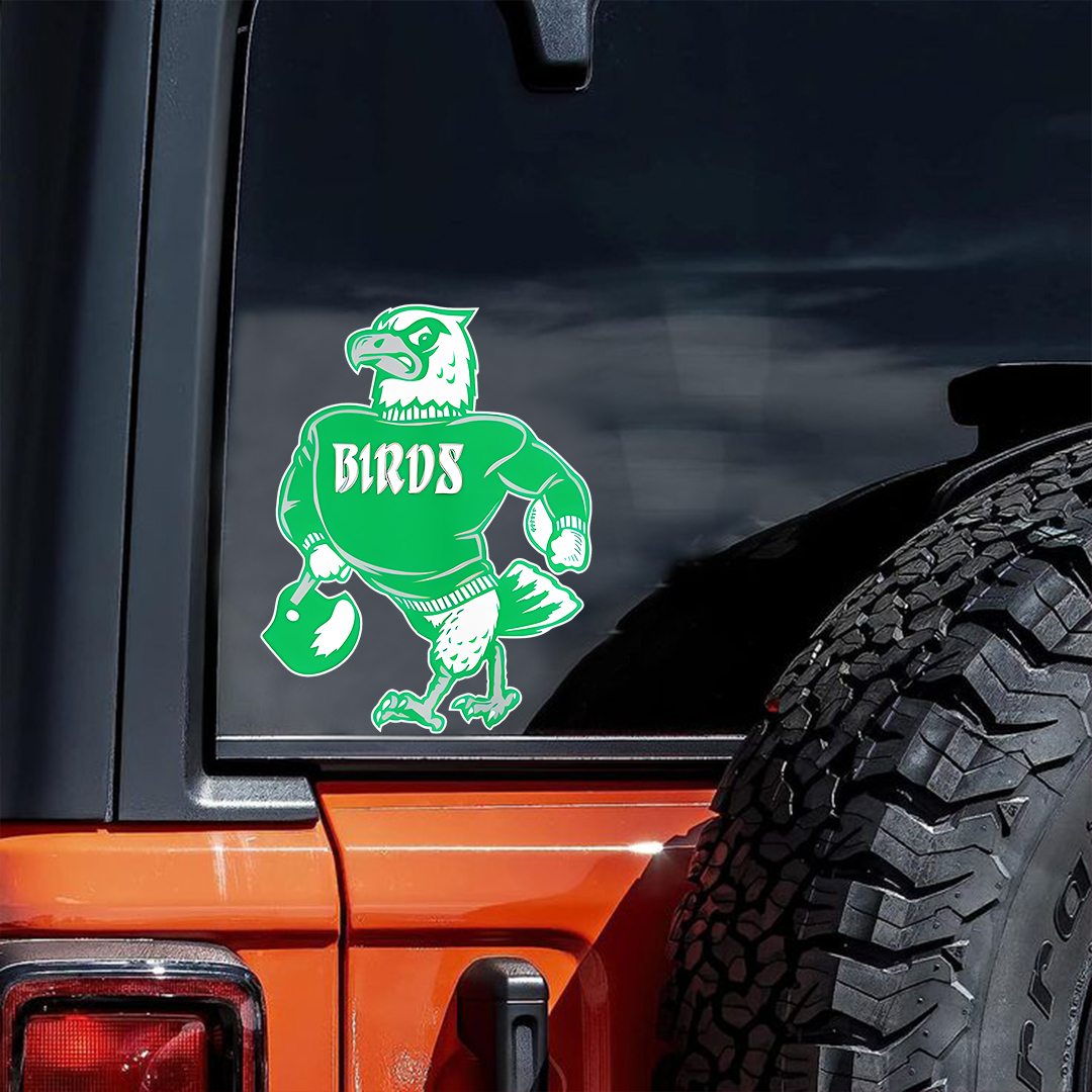 GO BIRDS Angry Eagle Sticker