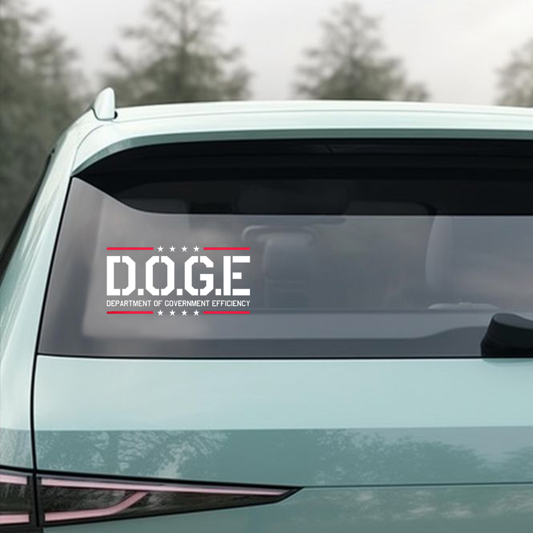 D.O.G.E. Department of Government Efficiency Sticker