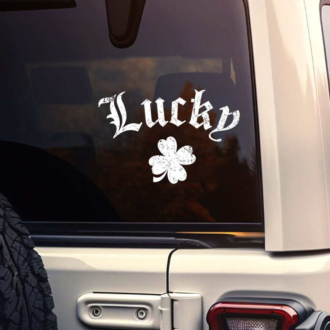 Lucky Four-leaf Clover Sticker