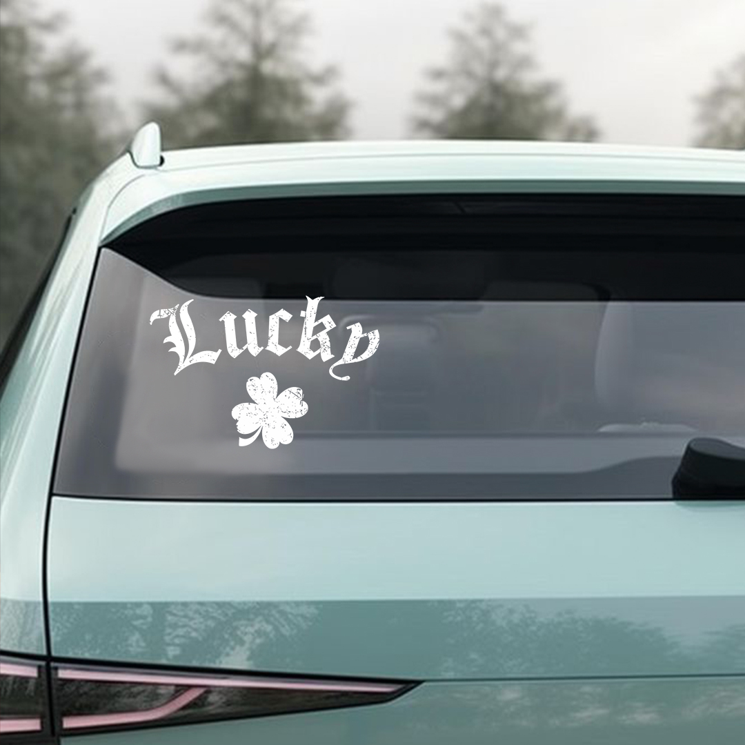 Lucky Four-leaf Clover Sticker