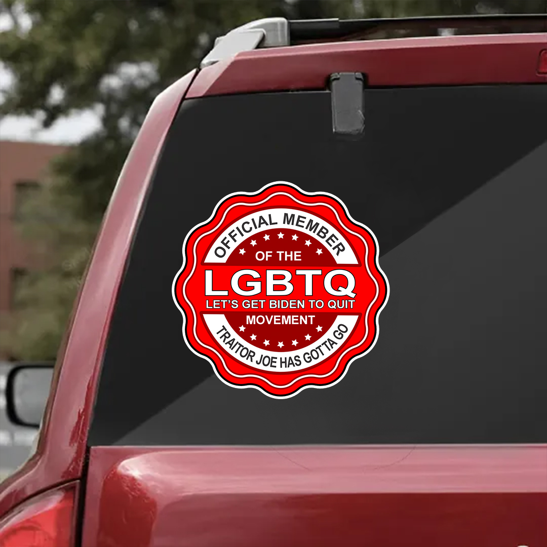 2 Pack - Official Member of the LGBTQ Movement - PermaSticker